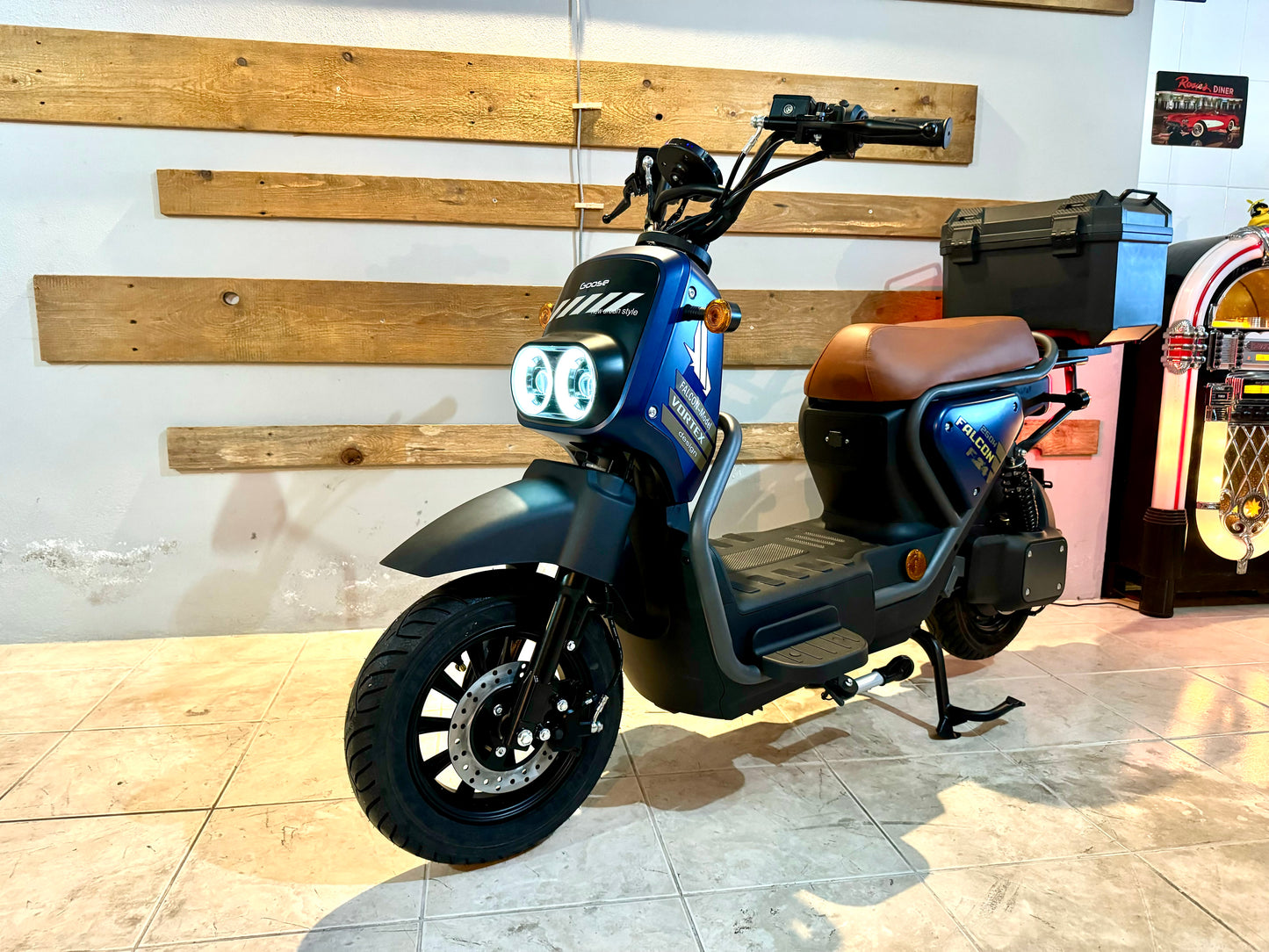 Scooter Elétrica Vortex 72V Falcon Azul