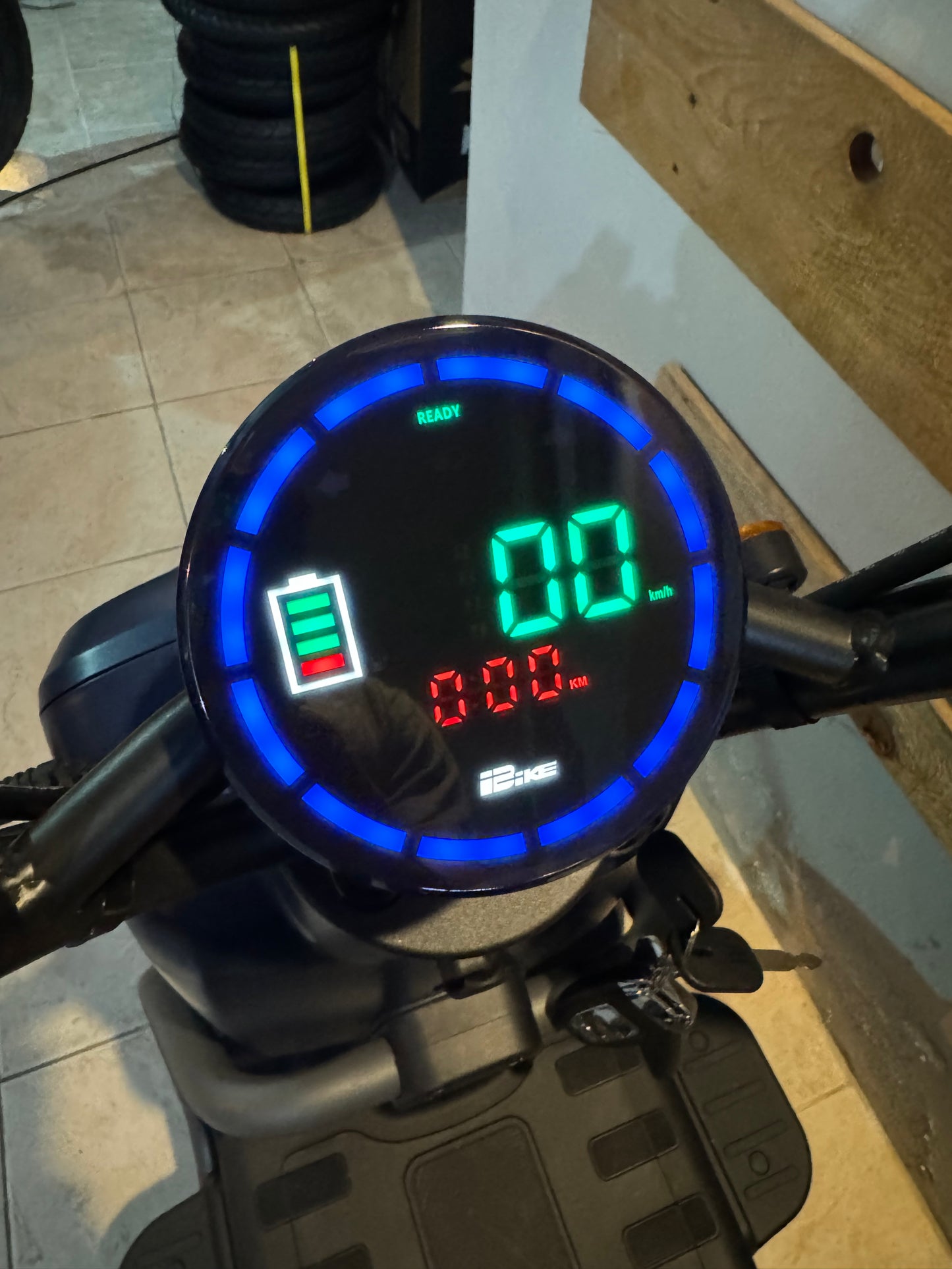 Scooter Elétrica Vortex 72V Falcon Azul