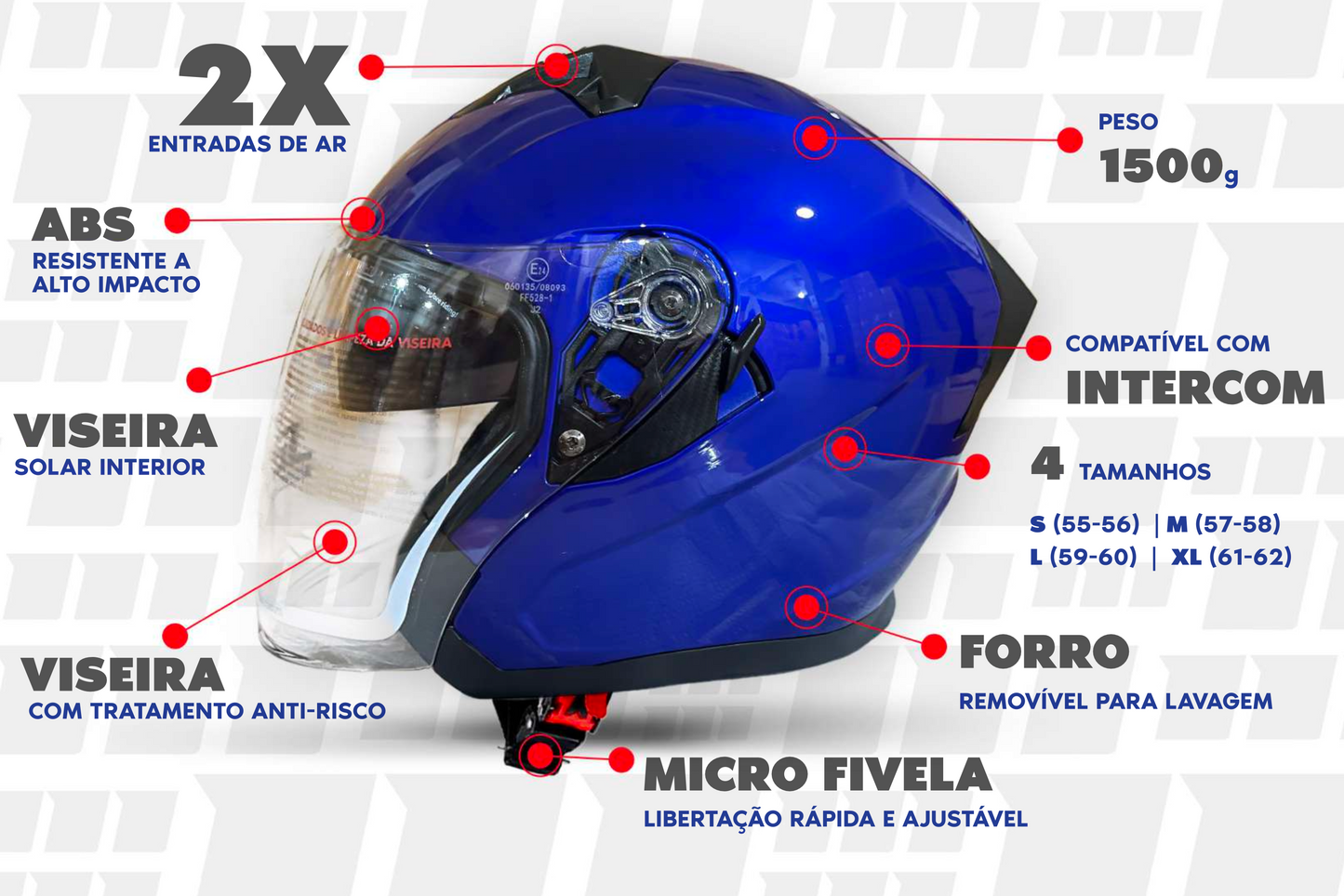 Capacete Jet J2