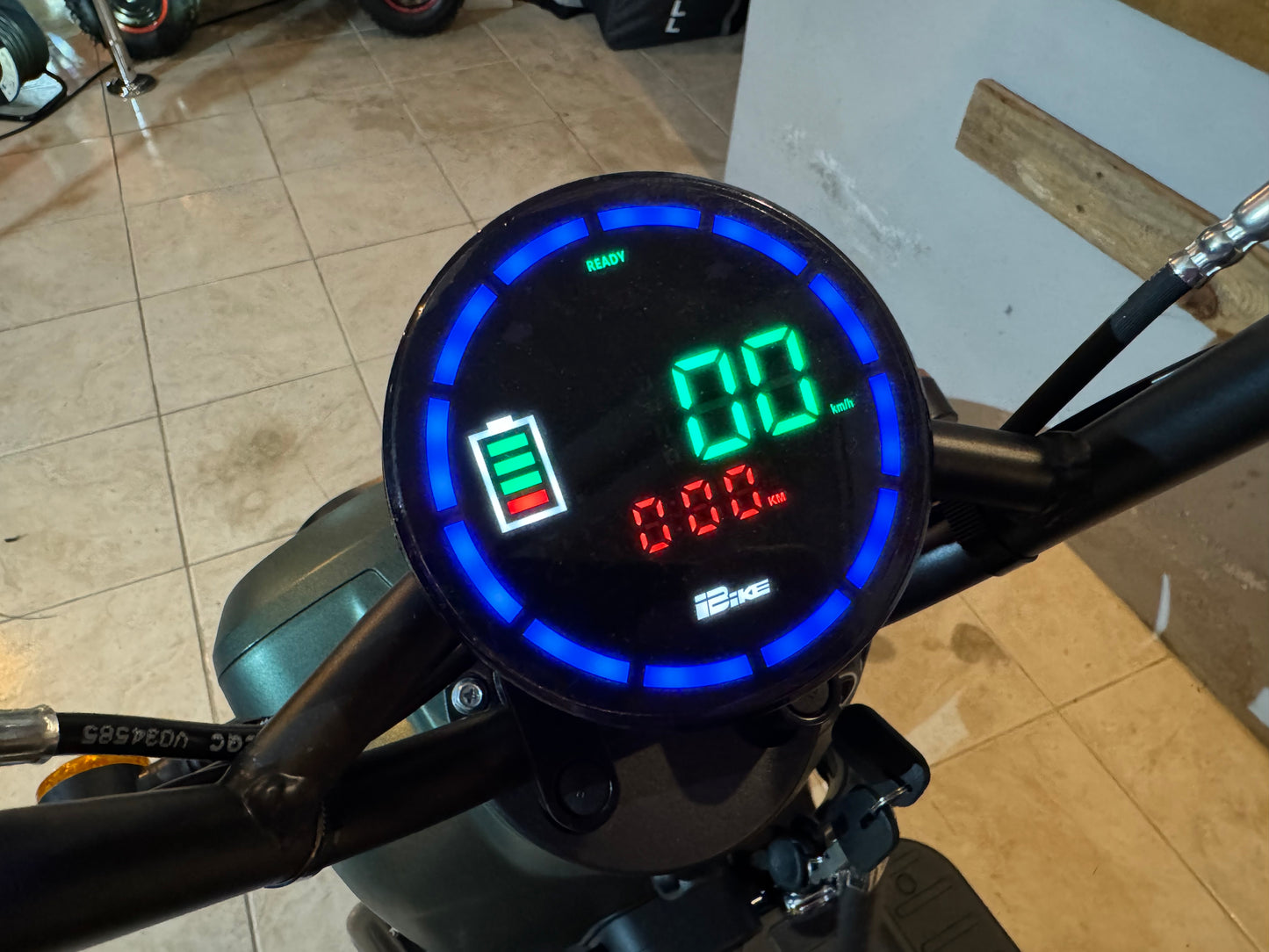 Scooter Elétrica Vortex 72V Falcon Verde