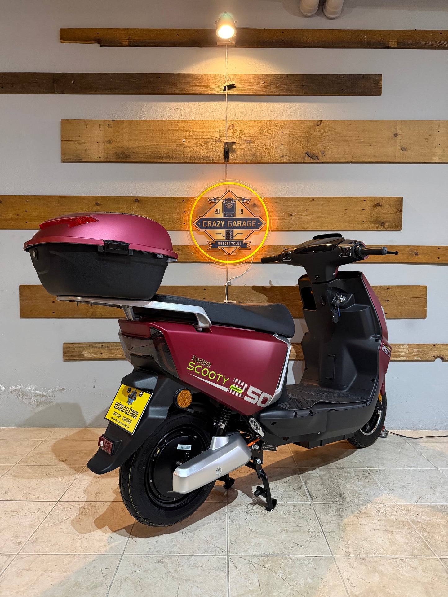 Scooter Elétrica sem carta Raider Scooty 72V