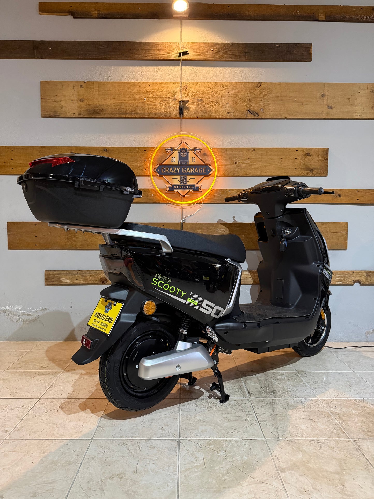 Scooter Elétrica sem carta Raider Scooty 72V