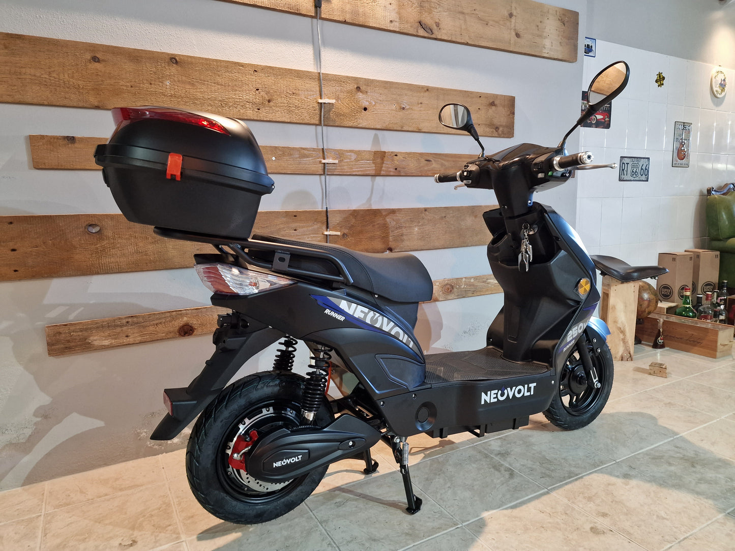 Scooter Elétrica NeoVolt Runner Chumbo
