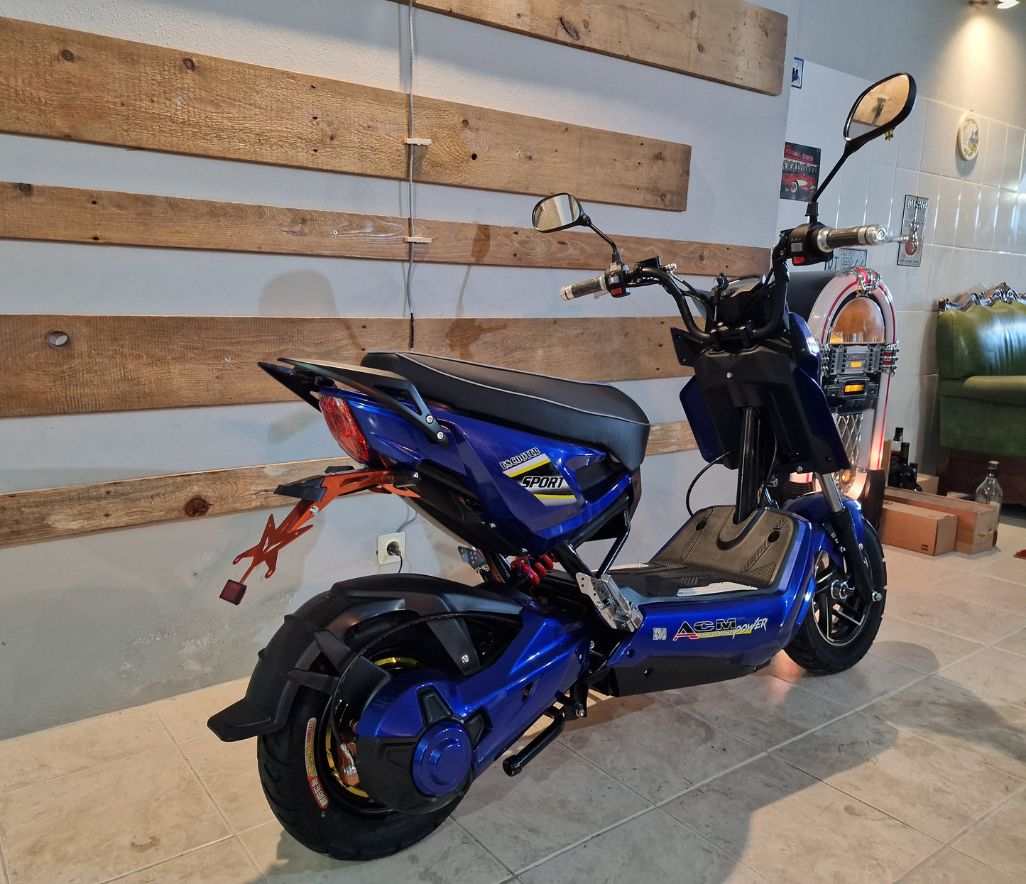 ACM Power ES049 Blue Scooter Elétrica