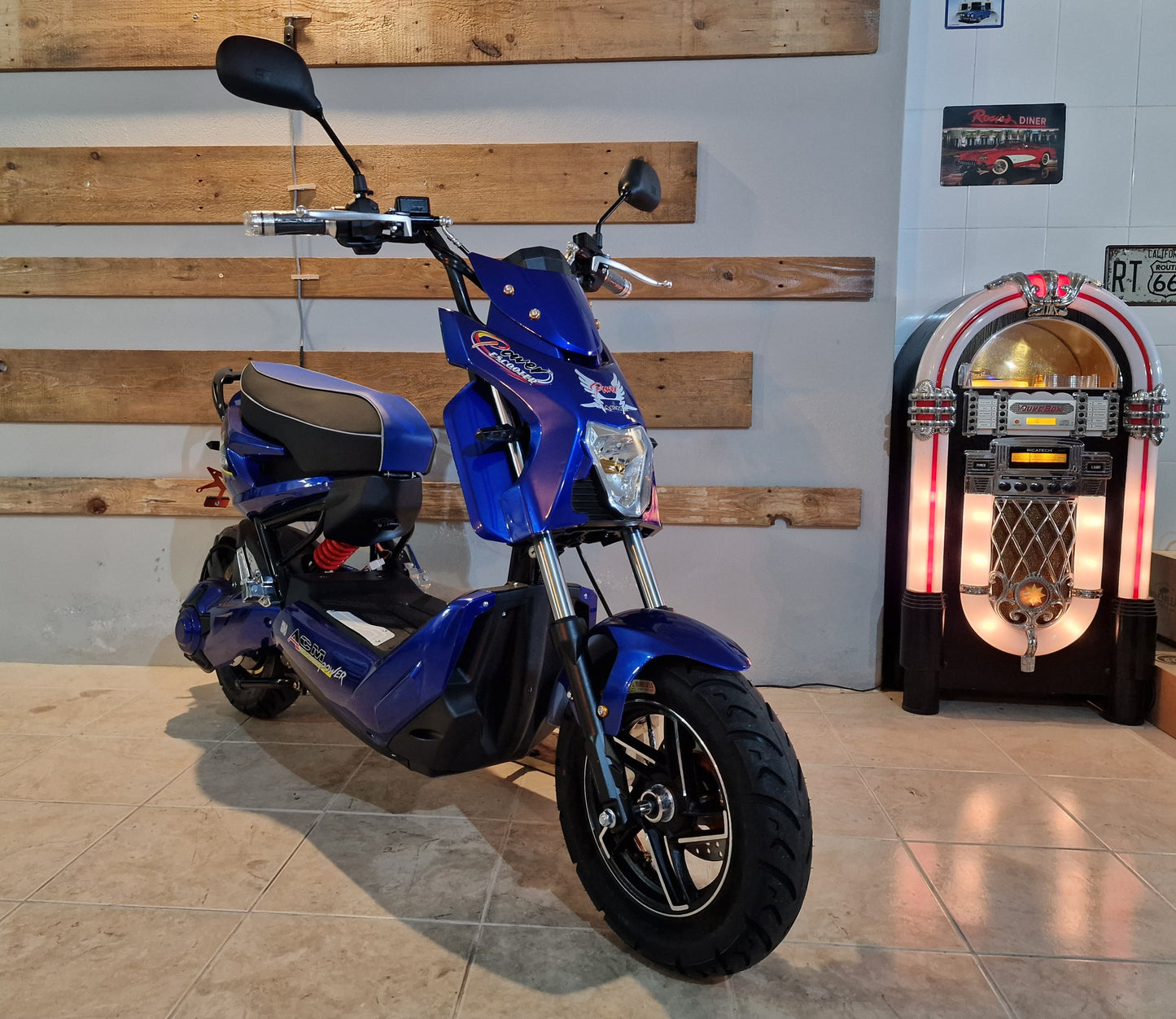 ACM Power ES049 Blue Scooter Elétrica