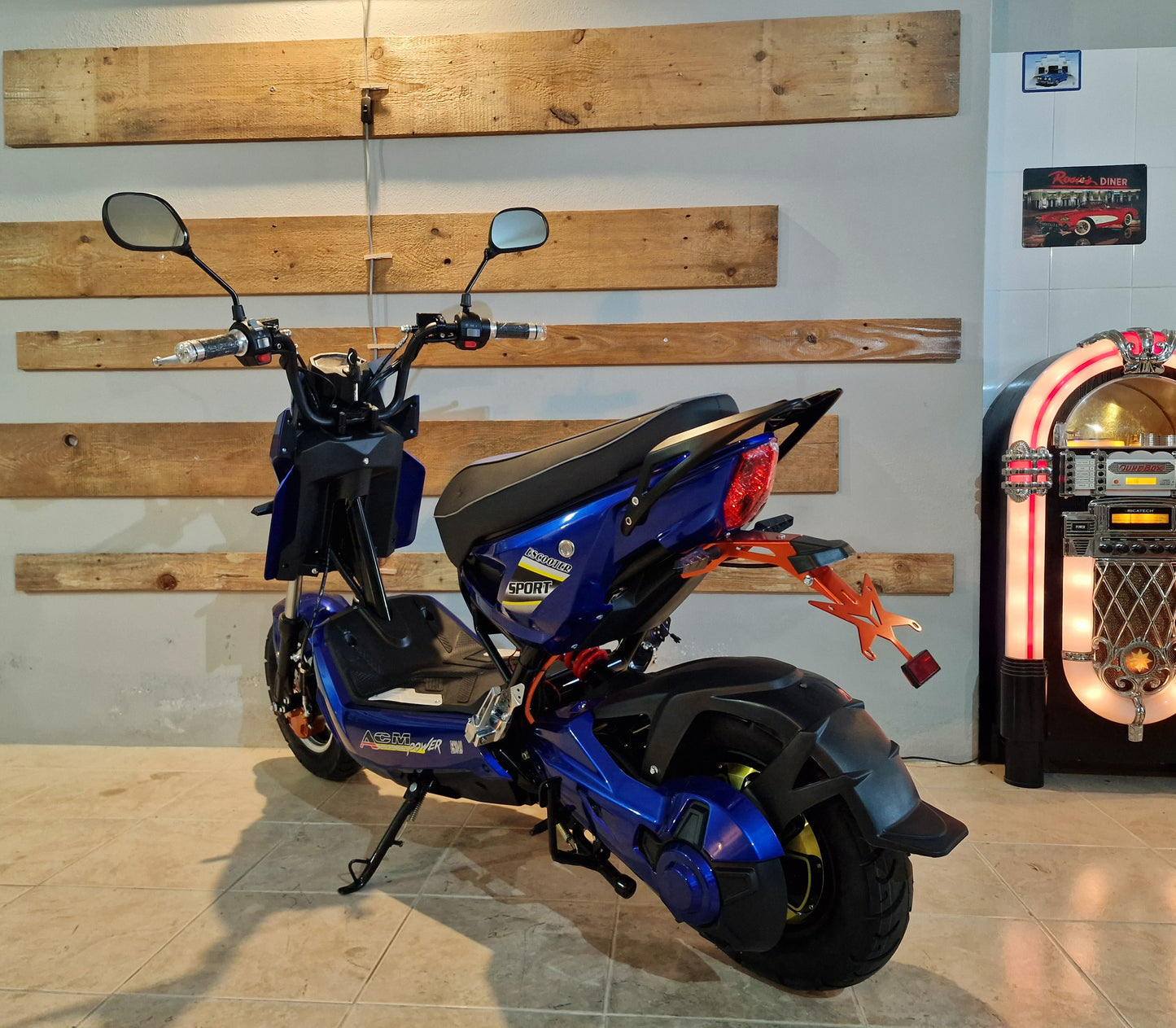 ACM Power ES049 Blue Scooter Elétrica