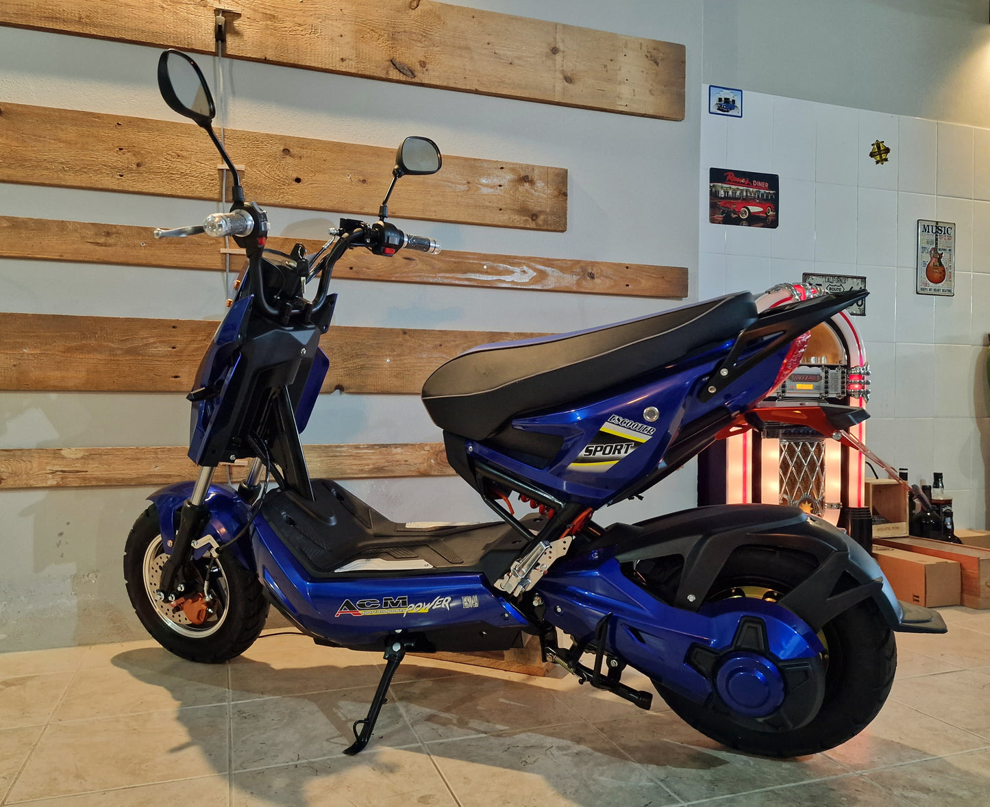 ACM Power ES049 Blue Scooter Elétrica