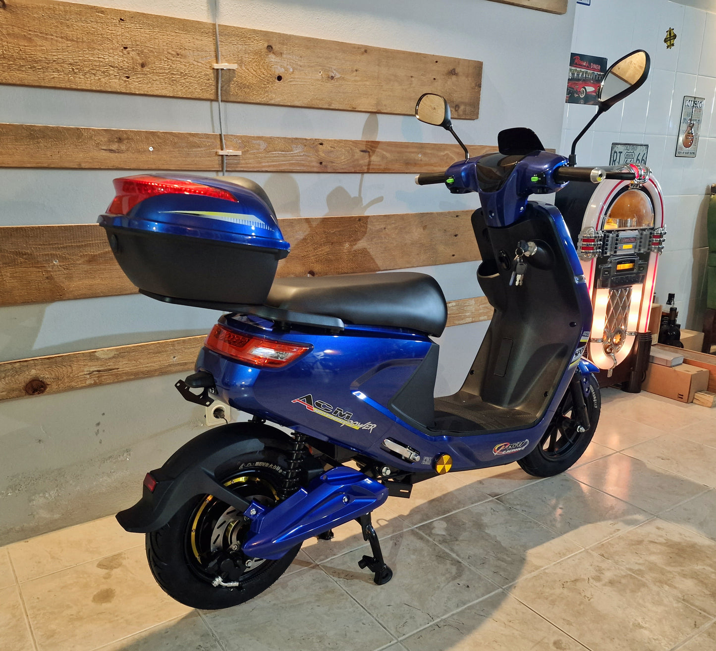 ACM Power ES055 Blue Scooter Elétrica