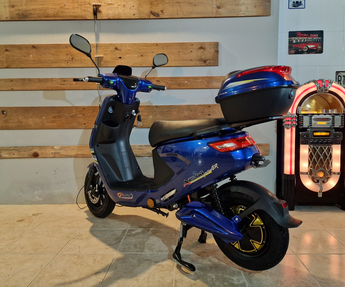 ACM Power ES055 Blue Scooter Elétrica