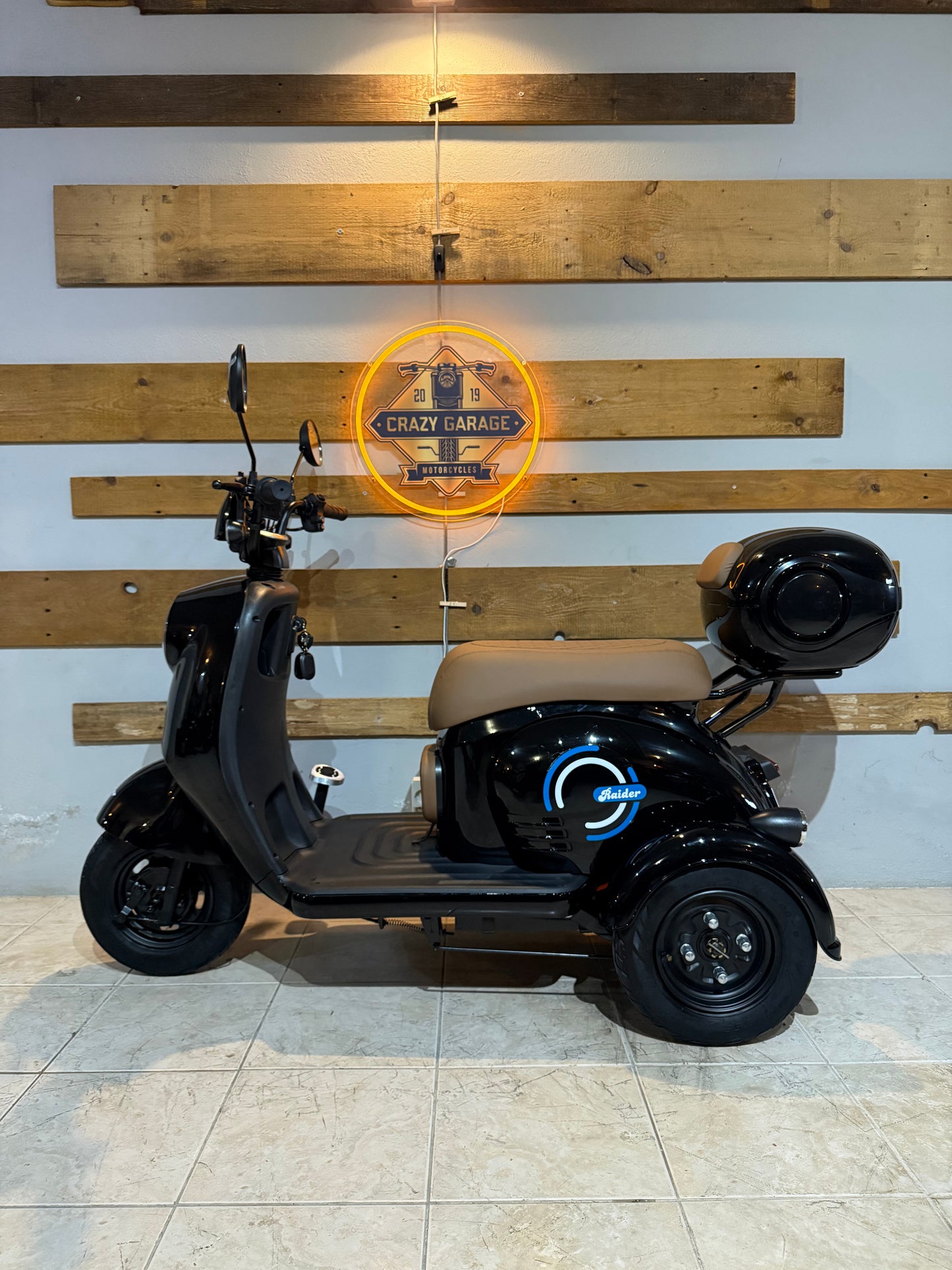 Triciclo Raider Mini 3 Bateria Lítio