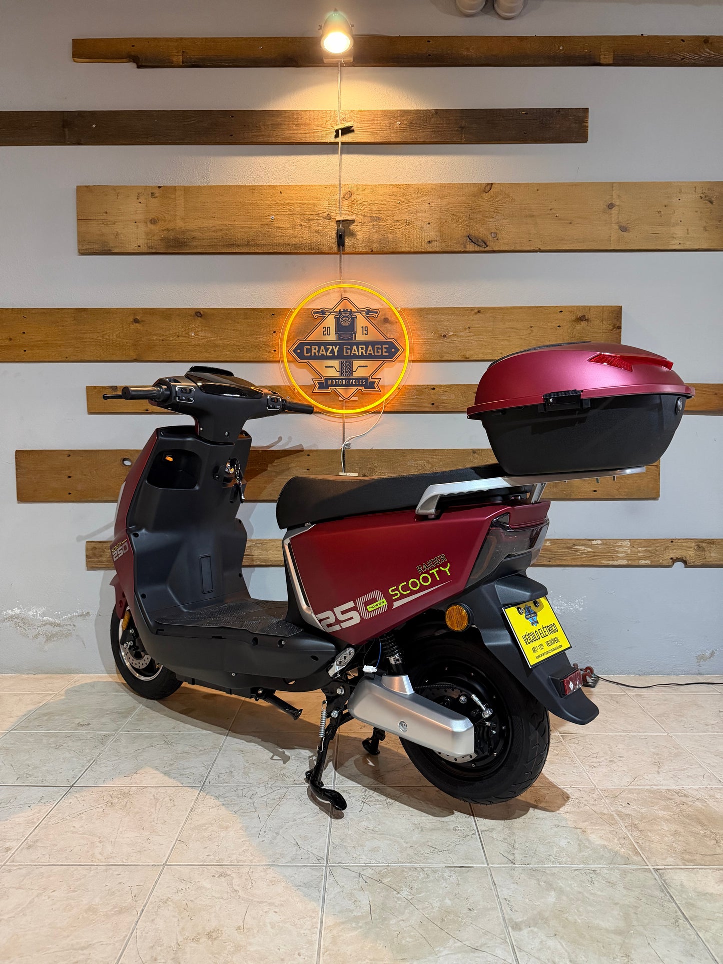 Scooter Elétrica sem carta Raider Scooty 72V