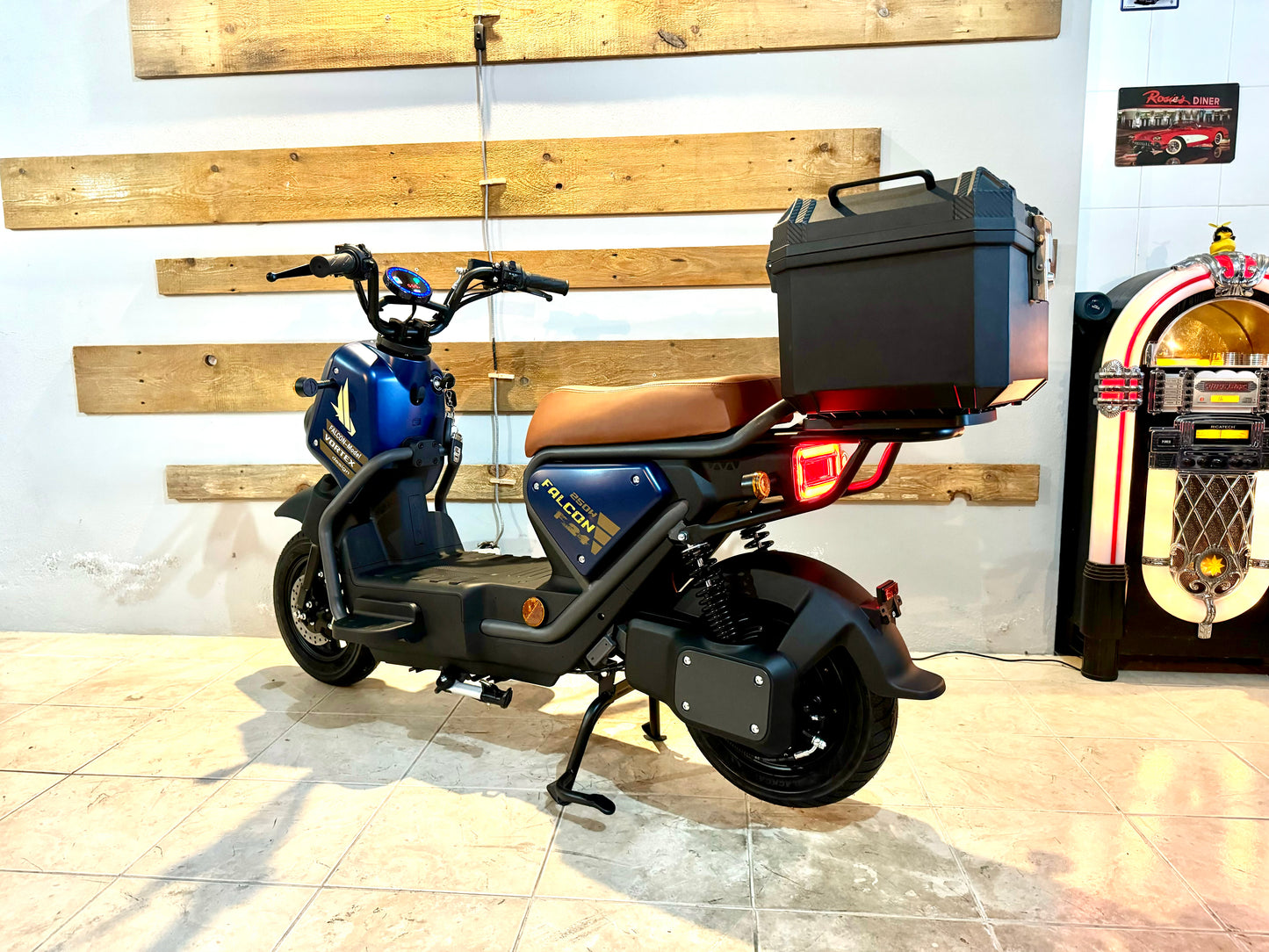 Scooter Elétrica Vortex 72V Falcon Azul