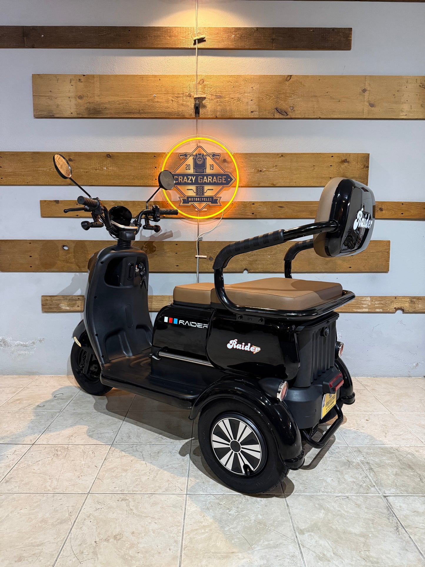 Triciclo Raider Mini 33 Bateria Lítio