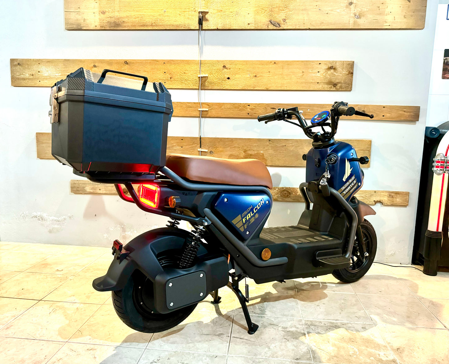 Scooter Elétrica Vortex 72V Falcon Azul