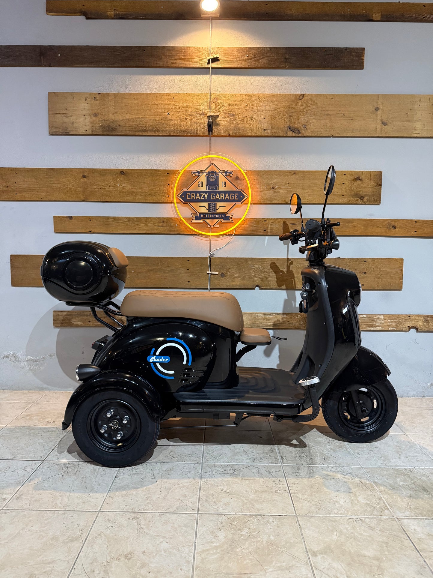 Triciclo Raider Mini 3 Bateria Lítio