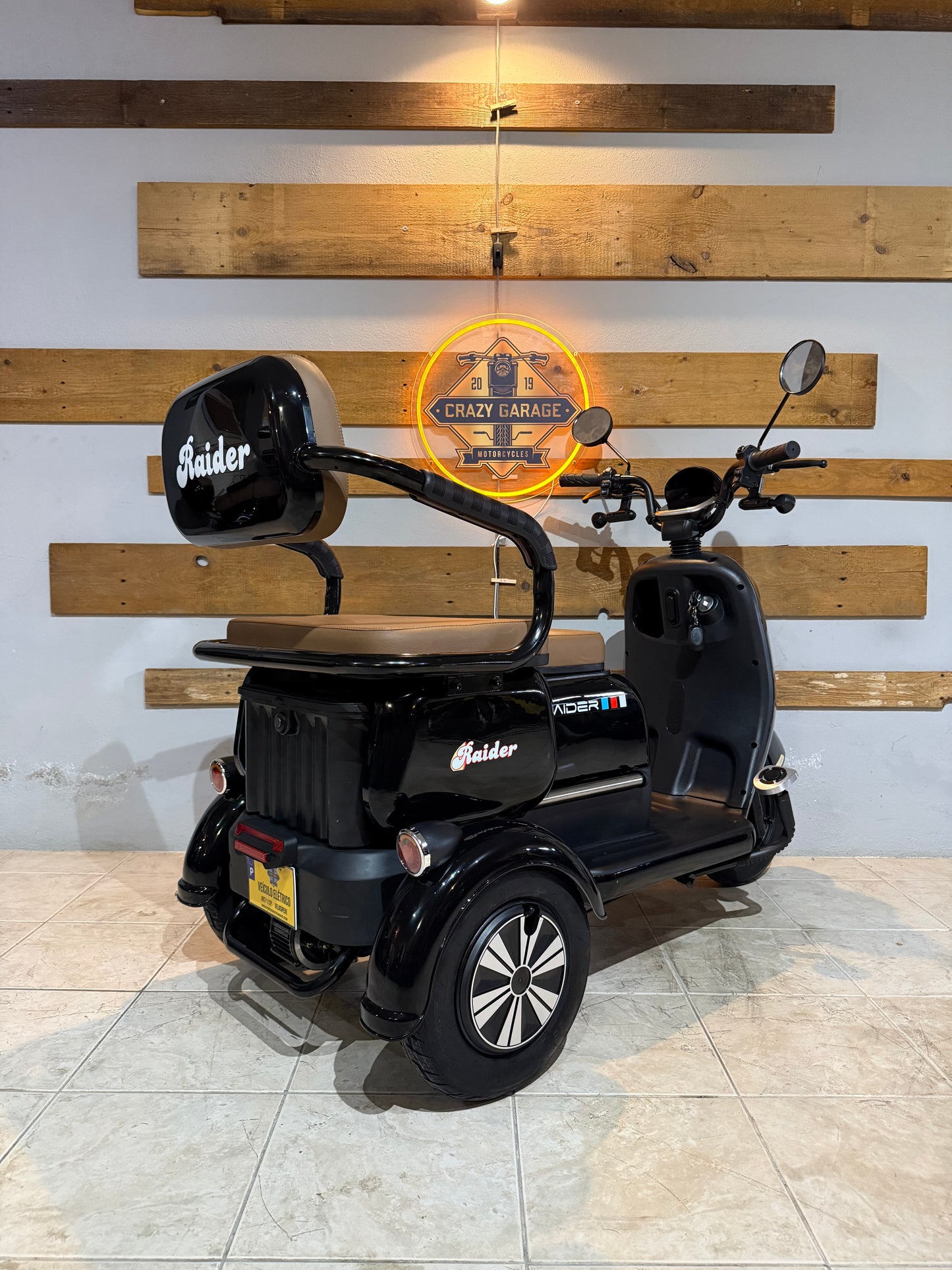 Triciclo Raider Mini 33 Bateria Lítio
