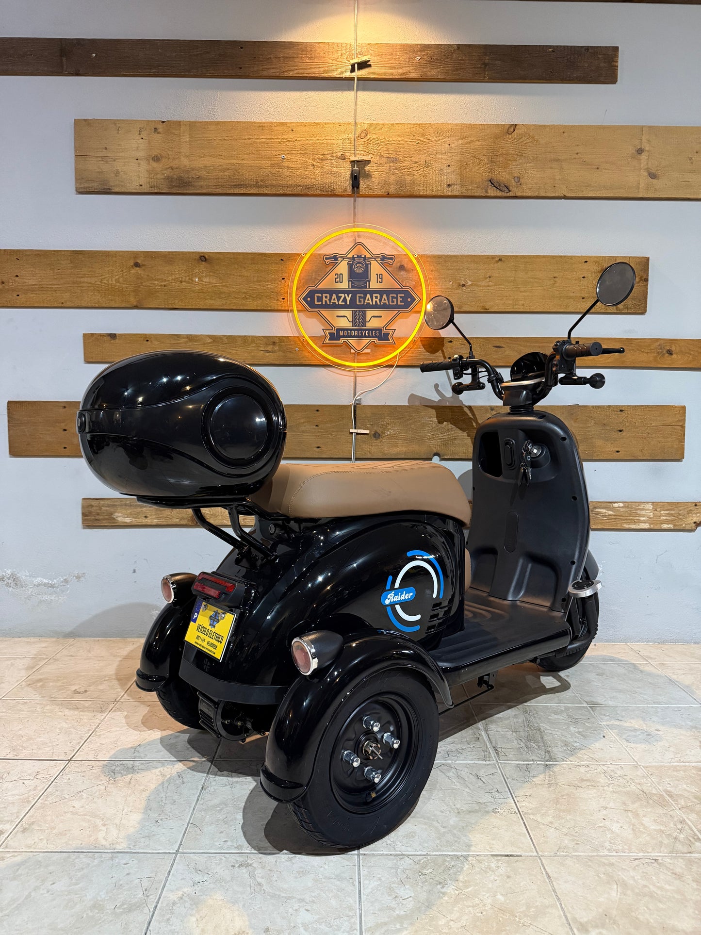 Triciclo Raider Mini 3 Bateria Lítio