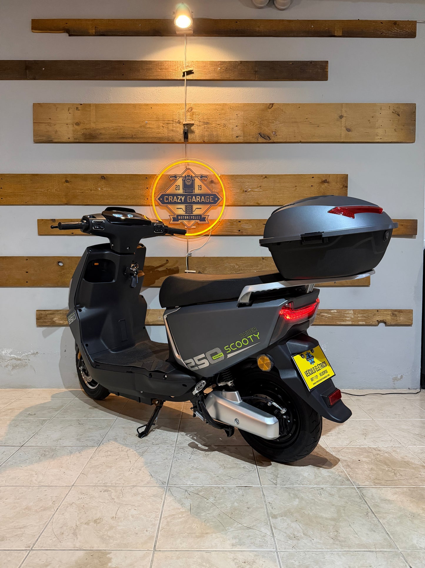Scooter Elétrica sem carta Raider Scooty 72V