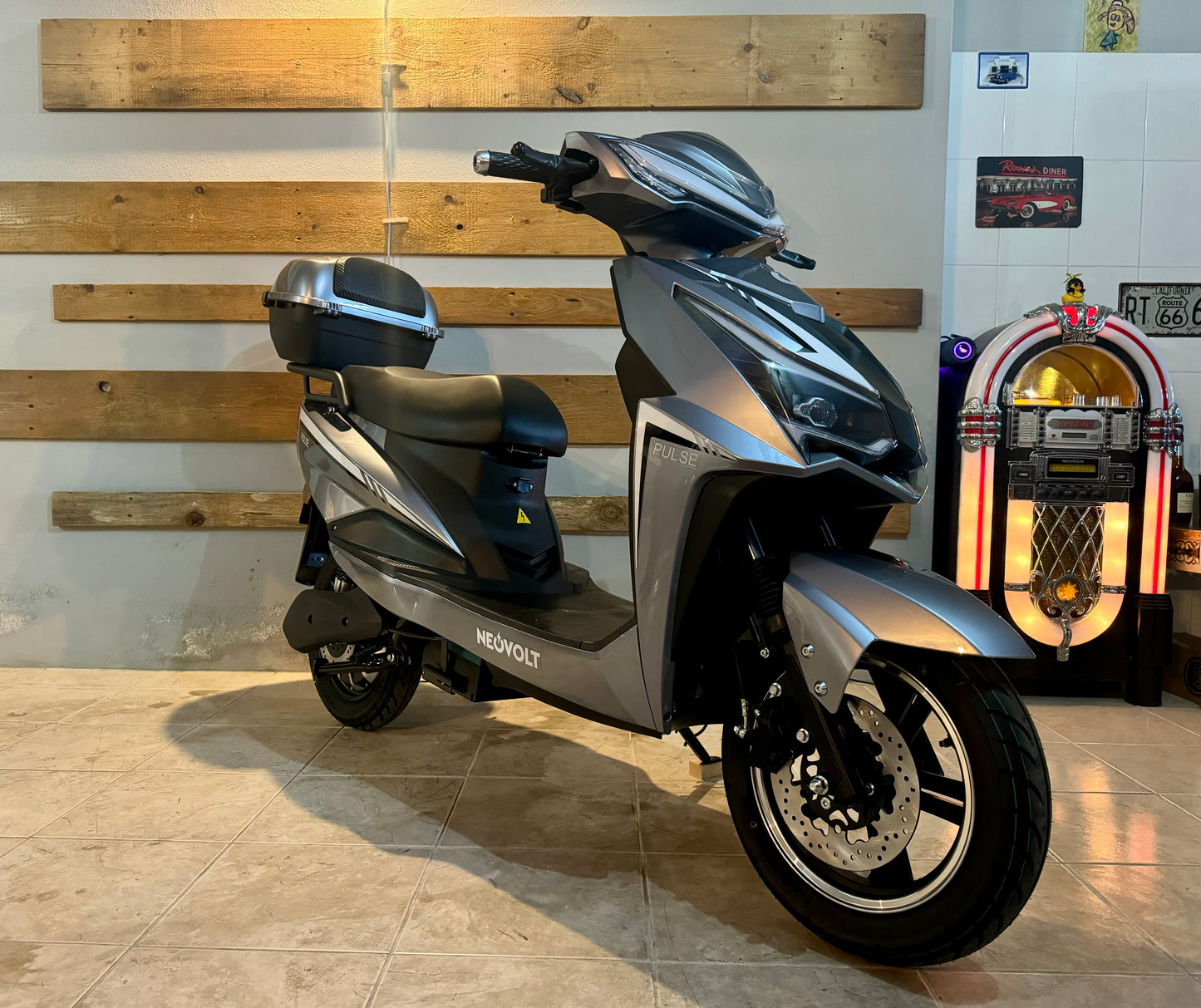 Scooter Elétrica NeoVolt Pulse Grey