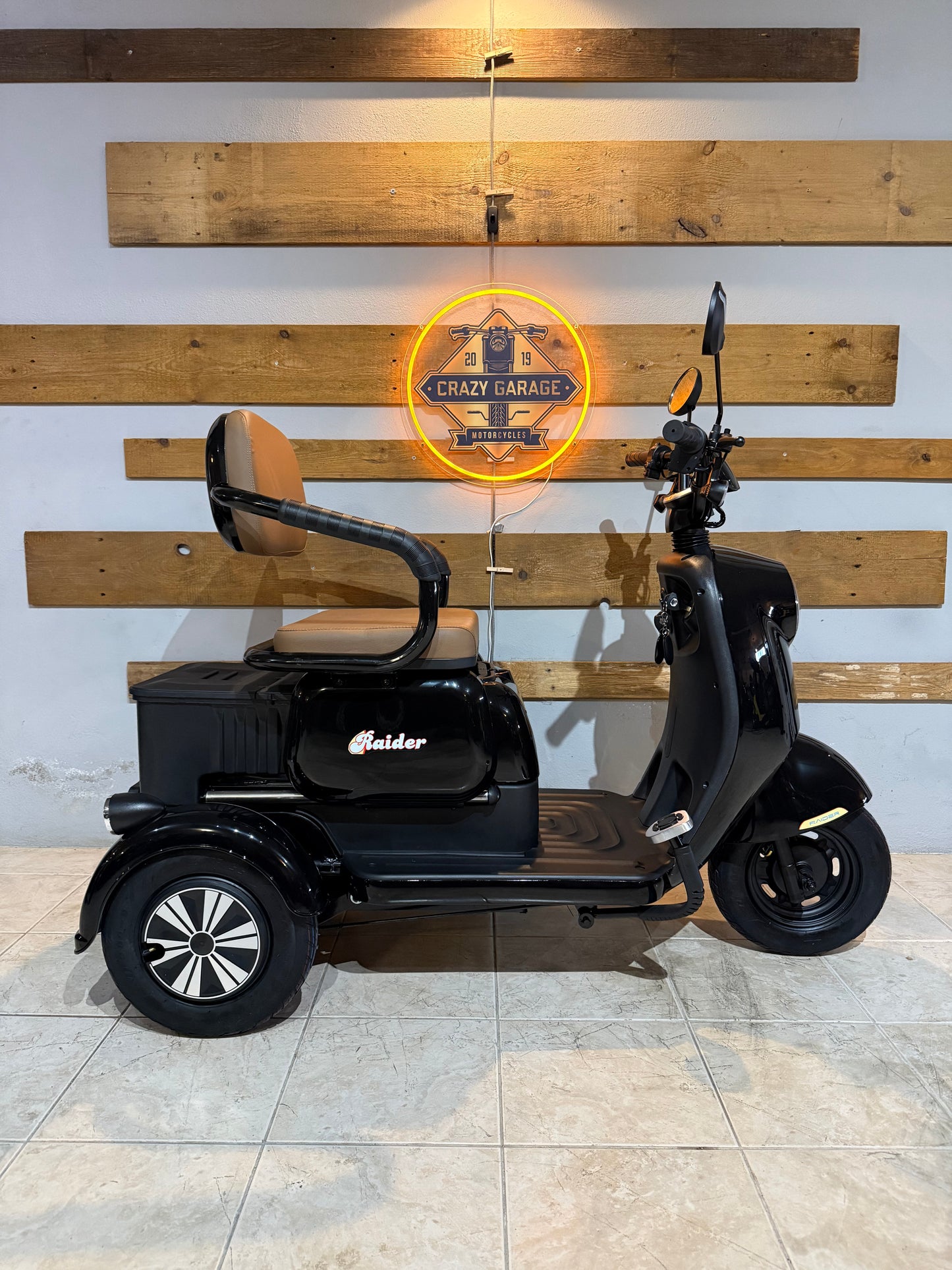 Triciclo Raider Mini 33 Bateria Lítio