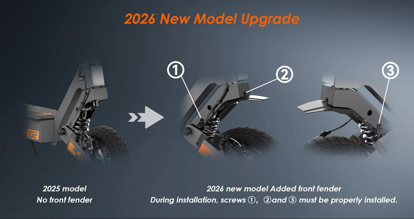 Trotinete Elétrica Kukirin G2-2026