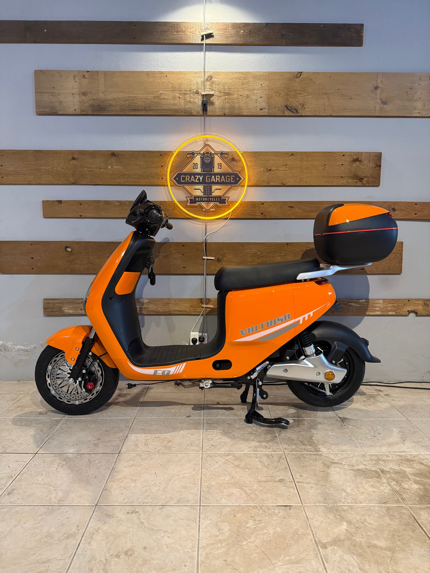 Scooter Elétrica Voltrish F9 Laranja