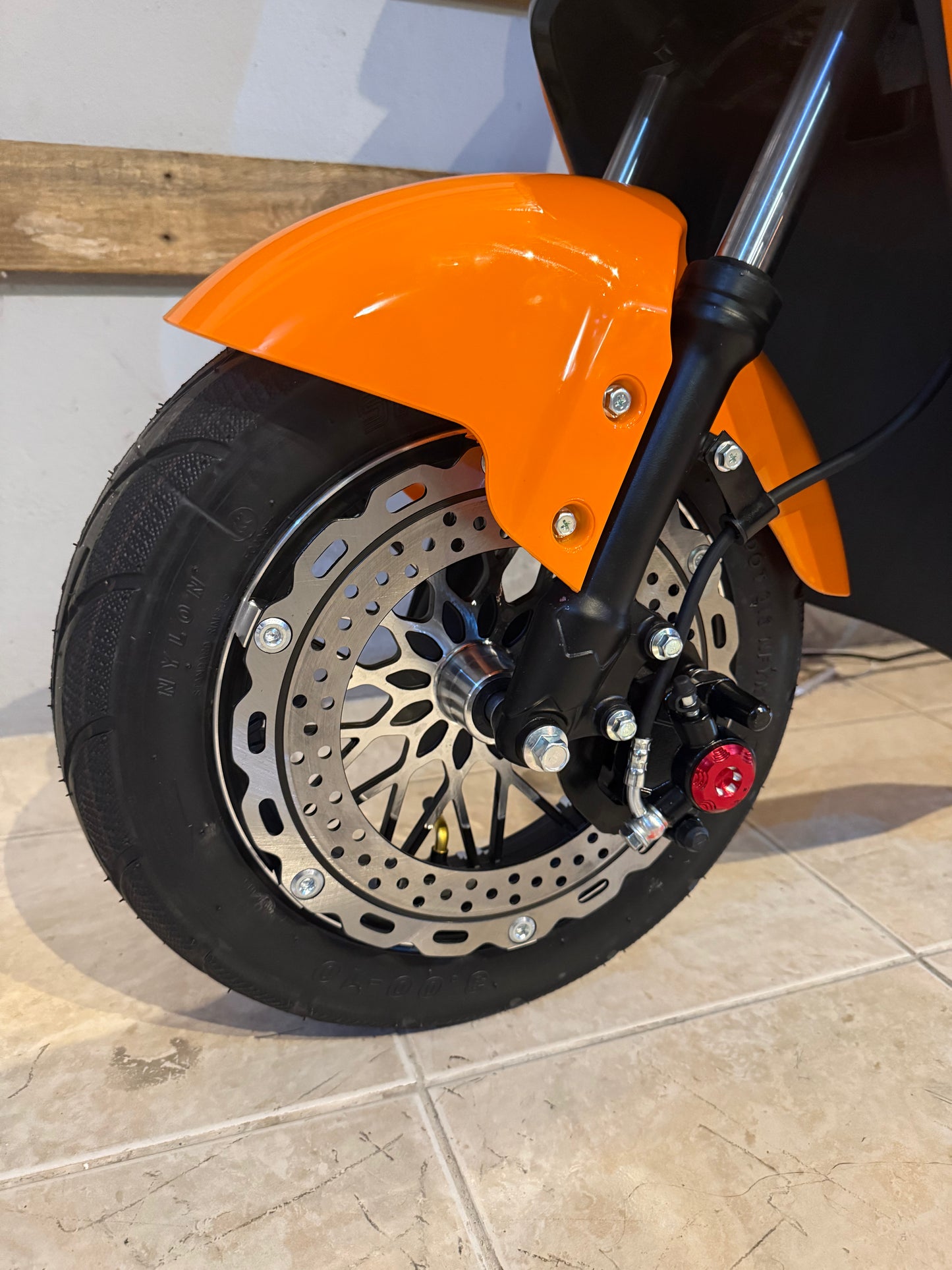 Scooter Elétrica Voltrish F9 Laranja