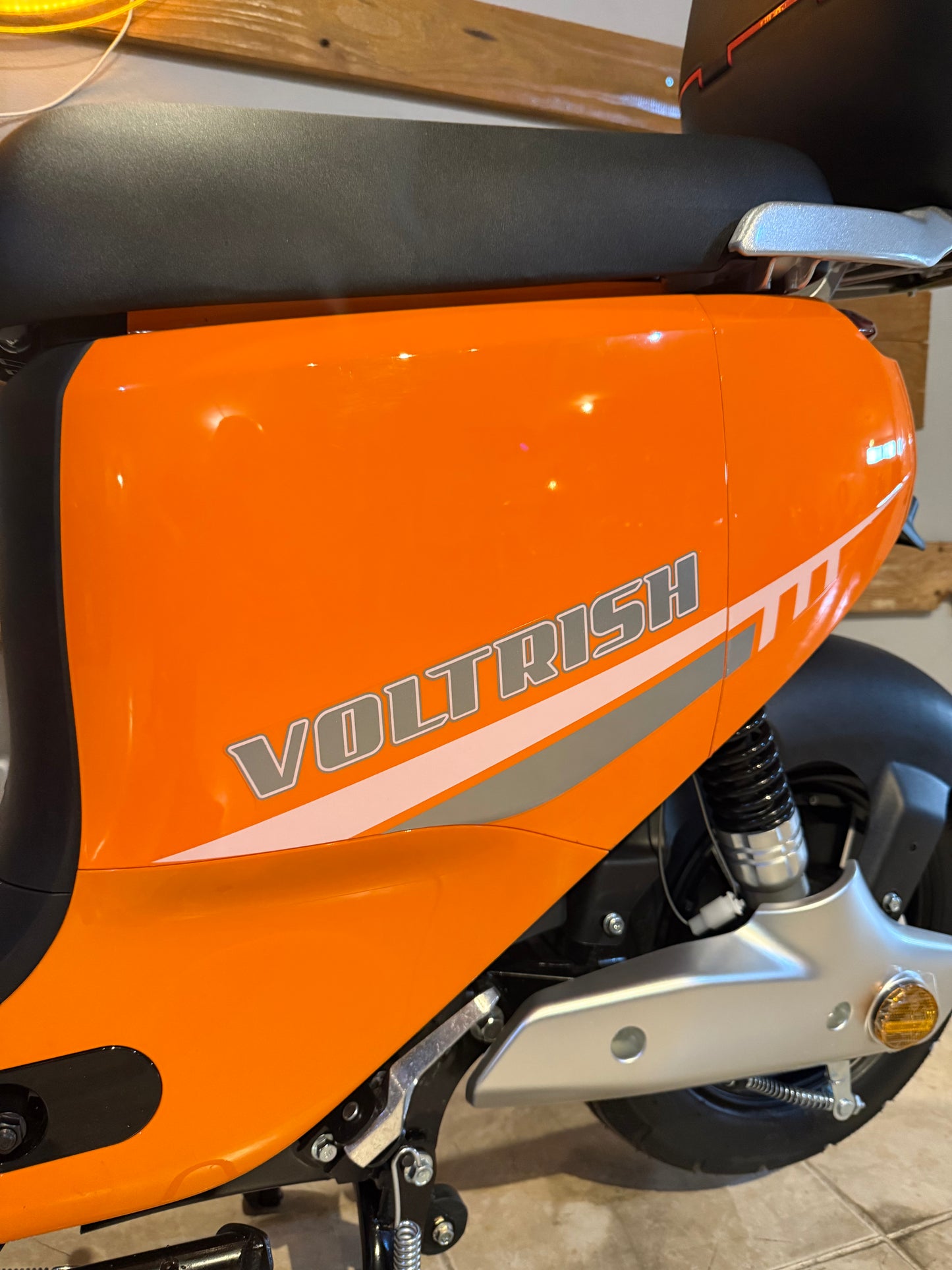 Scooter Elétrica Voltrish F9 Laranja