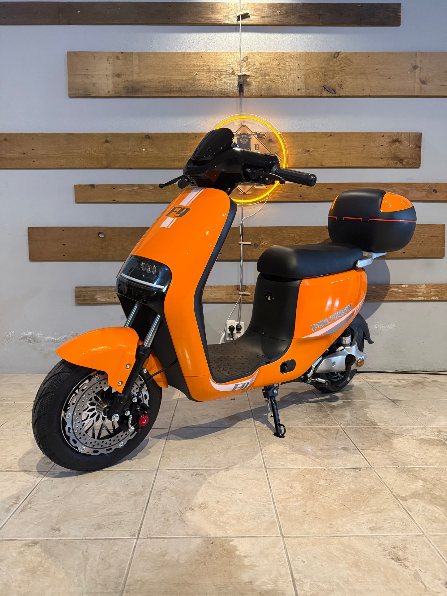 Scooter Elétrica Voltrish F9 Laranja