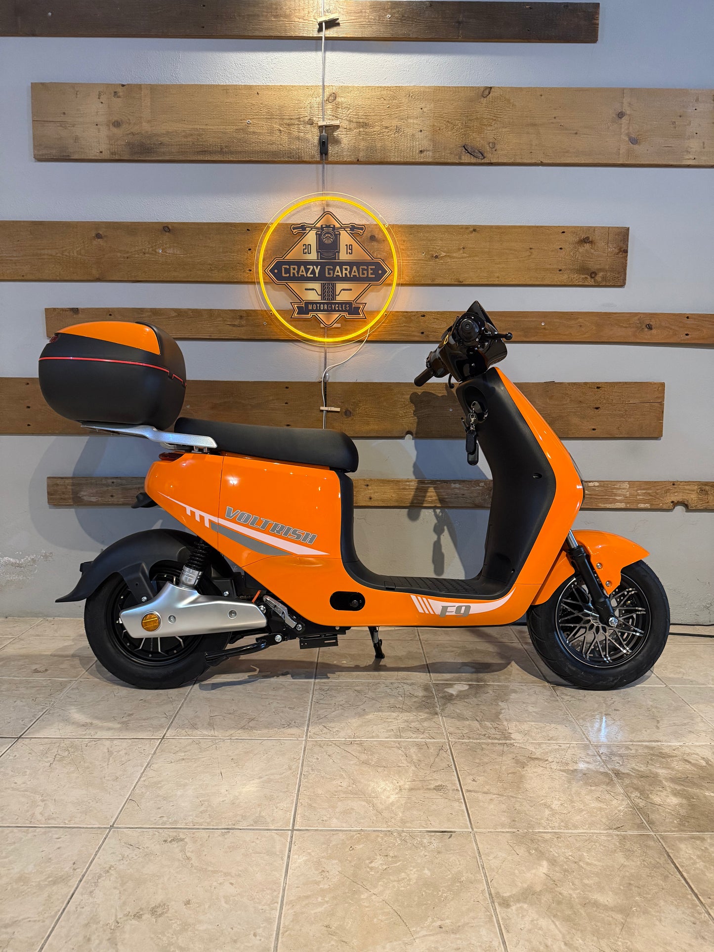 Scooter Elétrica Voltrish F9 Laranja