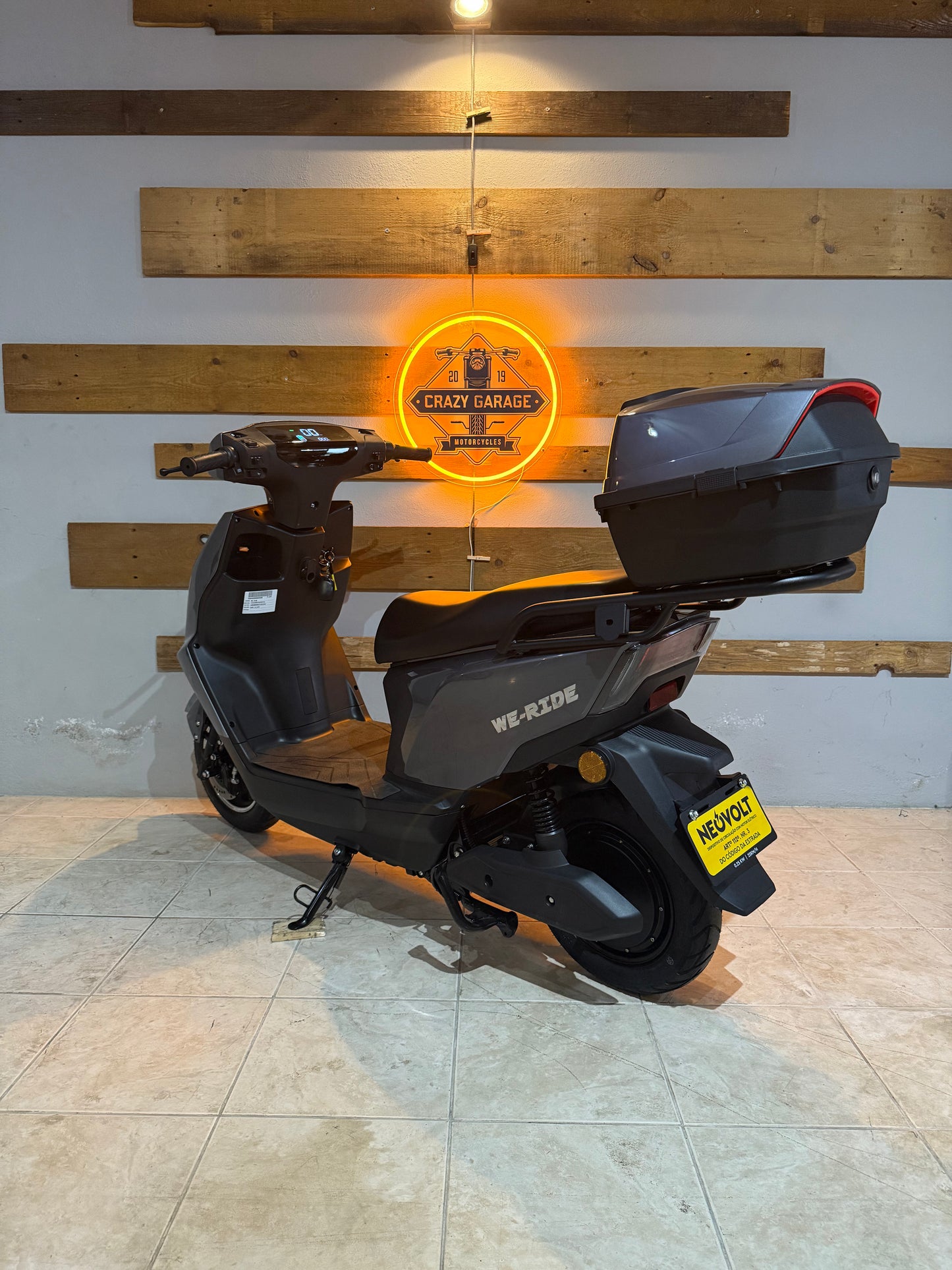Scooter Elétrica NeoVolt We-Ride Cinzento 72V