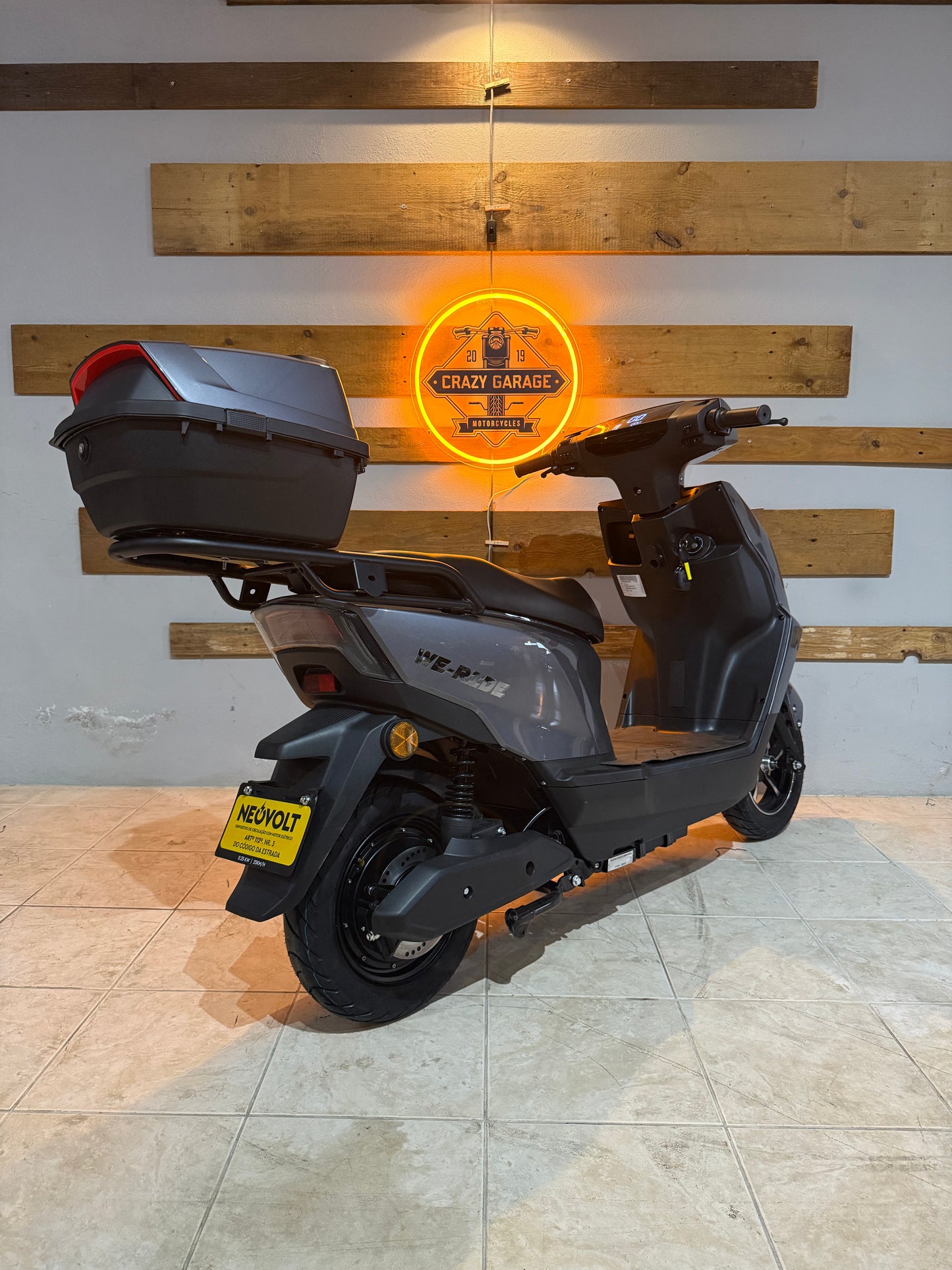 Scooter Elétrica NeoVolt We-Ride Cinzento 72V
