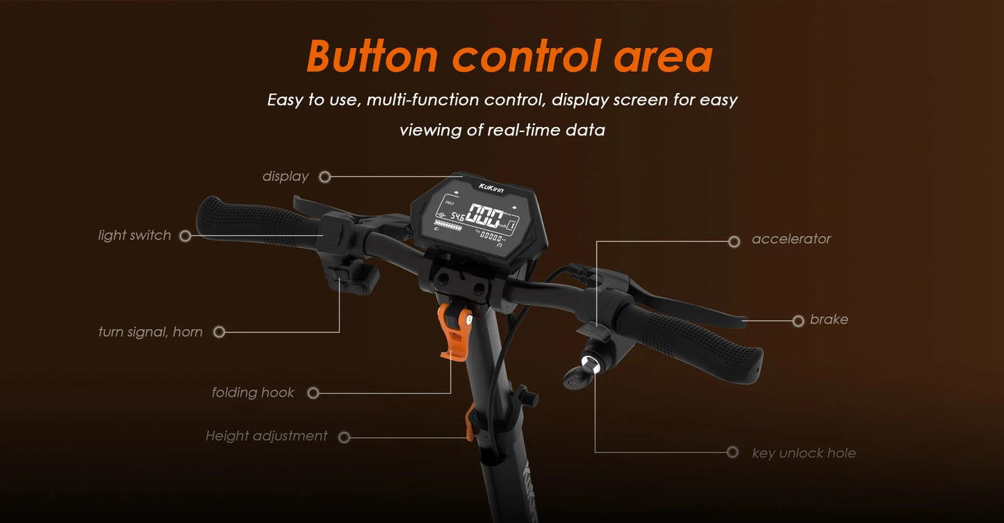Trotinete Elétrica Kukirin G2 Max (novo display)