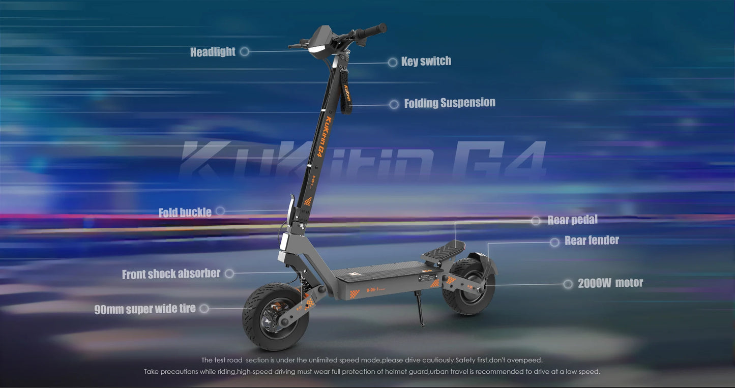 Trotinete Elétrica Kukirin G4